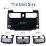 Dasaita 10.25'' Black Android 10.0 Car Stereo with Carplay for Toyota 4Runner 2014 2015 2016 2017 2018 Bluetooth Head Unit Touch Screen IPS 4G Ram 64G ROM Support Android Auto GPS Navigation