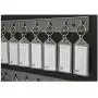 Acrimet Key Cabinet Organizer 24 Positions with Lock (Wall Mount) (24 Smoke Tags Included) (Black Cabinet)