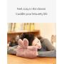 Milkycat Cute Hot Water Bottle with Cover，Portable Rechargeable Electric Hot Water Bag，Plush Bunny Hand Warmer（Winter Expressive Gift，Beige Rabbit）