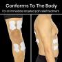 Vive Digital TENs Unit - Portable Muscle Stimulator Electrode Machine Pad Device - Electrotherapy Massager for Neck, Back, Nerve and Sciatica Pain Relief - Personal Electric Home EMS Stim Therapy