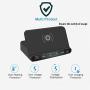 Multi USB Charging Station Desktop Wireless Charger USB C Charger QC 3.0 Quick Charge for iPhone 11 XS XR X 8, iPad, Galaxy S20 S10 Note, LG, HTC, Google Pixel and More