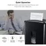 Bonsaii 20-Sheets Heavy Duty Cross-Cut Paper and Credit Card Shredder with 6.6 Gallon Pullout Basket and 4 Casters, 20 Minutes Running Time, Black (C222-A)