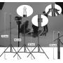Emart Softbox Lighting Kit Photo Studio Equipment Photography Continuous Lighting 105W E27 Socket 50 x 70cm Reflectors 5500K Light Bulbs for Product Portraits Shoot