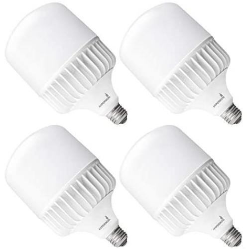 Hyperikon LED Light Bulb 45W=250W, High Efficiency Corn Bulb, Omnidirectional, E26 Base, UL, Crystal White, 4 Pack