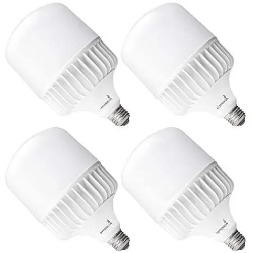 Hyperikon LED Light Bulb 45W=250W, High Efficiency Corn Bulb, Omnidirectional, E26 Base, UL, Crystal White, 4 Pack
