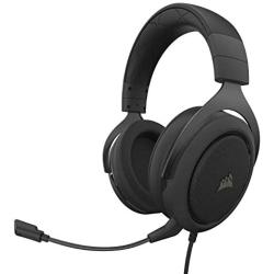 Corsair HS50 Pro - Stereo Gaming Headset - Discord Certified Headphones - Works with PC, Mac, Xbox Series X, Xbox Series S, Xbox One, PS5, PS4, Nintendo Switch, iOS and Android – Carbon