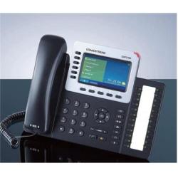 Lot of 6 Grandstream GXP2160 Enterprise 6-Line IP Phone, 4.3 LCD, PoE, Bluetooth