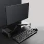 4 in 1 Monitor Stand Riser with Bluetooth Speaker, Wireless Charger, 4 USB 3.0 Support Transfer Data Charging,Keyboard and Mouse Storage Desk Organizer | up to 27inch for Laptop Computer MacBook PC