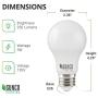 Sunco Lighting 10 Pack A19 LED Bulb, 3W=25W, 2700K Soft White, 250 LM, Dimmable, E26 Base, Indoor Light - UL