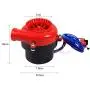 Car Electronic Fake Dump Turbo Valve, Keenso Blow Off Hooter Valve Analog Sound BOV Simulator Kit with Mounting Bracket & Mounting Accessories Red