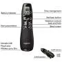 Logitech Professional Presenter R800, Wireless Presentation Clicker Remote with Green Laser Pointer and LCD Display, Black