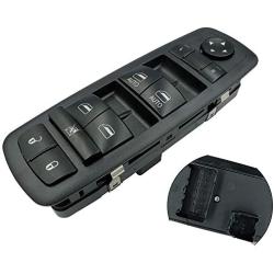 Driver Side Master Power Window Switch 04602535AI 04602535AH Fit for 2010-2011 Chrysler Town & Country Dodge Grand Caravan -Double Auto (3 PINs + 0 PINs) PINS Checked Needed