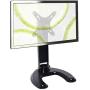 Monitor Stand, TV Desktop Flat Suitable for Most 10-27'' Screens, Fixed Height 12'' Computer Monitor Stand, Easy Tilt Design,Plane Rotation 360 °, Max VESA 100x100