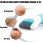 IMPROVED 5 Extra Coarse & 5 Regular Coarse Replacement Refill Roller for Amope Pedi Refills Electronic Perfect Foot File