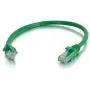 C2G/Cables to Go 24229 Cat5e Snagless Unshielded (UTP) Network Patch Cable, Green (1 Foot/0.30 Meters)