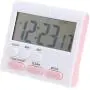ACHICOO Magnetic Large LCD Digital Kitchen Timer with Loud Alarm Count Up& Down Clock to 24 Hours White + Rose red Electronic Phone Computer Products for Travel/Work