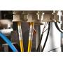 Brady Authentic (M21-187-C-342) PermaSleeve Heat Shrink Tubing for Control Panels, Electrical Panels and Wire Harness Labeling, Black on White material - Designed for BMP21-PLUS and BMP21-LAB Label Printers, .335'' Width, 7 Length