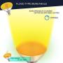 Dysmio Lighting 100 Watt BR38 Incandescent Flood Light Bulb Yellow Bug Light, 4 Pack