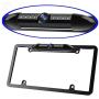 License Plate Frame Backup Camera Night Vision Car Rear View Camera with 8 Bright LEDs 170° Viewing Angle Waterproof Backup Camera Vehicle Universal Revers