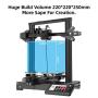 Voxelab Aquila 3D Printer with Removable Build Surface Plate,Fully Open Source and Resume Printing Function Build Volume 220x220x250mm