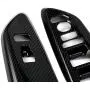 BOYUER 4PCS Carbon Fiber ABS Window Switch Decoration Decal Frame Cover Panel Trim Door Handle Armrest Trim for Honda Civic 2016 2017 2018 2019 2020(Carbon Fiber)