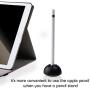 Thankscase Mushroom Stand for Apple Pencil, Solid Aluminum Stand for Apple Pencil, Stand Horizontally and Vertically for Apple Pencil.(Black)
