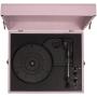 Crosley CR8017A-AM Voyager Vintage Portable Turntable with Bluetooth Receiver and Built-in Speakers, Amethyst