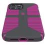 Speck Products CandyShell Pro Grip iPhone 12 Pro Max Case, Slate Grey/It’s a Vibe Violet (137609-9230)