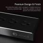 Joule Surge Protector Power Strip with 3 Outlets and 2 USB Ports – Portable for Travel, Hotel, Home, and Office Use