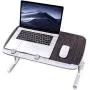 Laptop Desk for Bed, TaoTronics Lap Desks Bed Trays for Eating and Laptops Stand Lap Table, Adjustable Computer Tray for Bed, Foldable Bed Desk for Laptop and Writing in Sofa and Couch Black