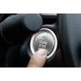 iJDMTOY 2pc Set Silver Aluminum Keyless Engine Push Start Button & Surrounding Decoration Ring Compatible With Mazda 3 6 CX-3 CX-5 CX-9 MX-5 w/Push Start Engine Feature