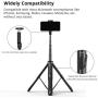 ATUMTEK 51'' Selfie Stick Tripod, All in One Extendable Phone Tripod Stand with Bluetooth Remote 360° Rotation for iPhone and Android Phone Selfies, Video Recording, Vlogging, Live Streaming - Black
