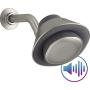 KOHLER Moxie Bluetooth Showerhead, Shower Speaker, Waterproof Speaker, Shower Radio, Rechargeable Speaker, Portable Speaker, 2.5 GPM, K-28238-NKE-BN, Vibrant Brushed Nickel