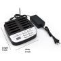NOLAS Corum 10 Units Restaurant Calling Pager/Guest Waiting Pagers/Wireless Paging System with Charging Dock and Transmitter Coaster for Restaurant and Church Nursery (10)