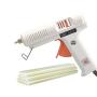 UOHGDPY Hot Glue Gun， Professional Adjustable Temperature hot Glue Gun 150 w 12 Glue Stick - Interchangeable nozzles Suitable for Home Repair Computer Electronic Maintenance and Crafts DIY Project