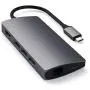 Satechi Aluminum Multi-Port Adapter V2 - 4K HDMI (60Hz), Gigabit Ethernet, USB-C Charging, SD/Micro Card Readers, USB 3.0 - Compatible with 2020 MacBook Air, 2020 MacBook Pro (Space Gray) Satechi Aluminum Multi-Port Adapter V2 - 4K HDMI (60Hz), Gigabit Ethernet, USB-C Charging, SD/Micro Card Readers, USB 3.0 - Compatible with 2020 MacBook Air, 2020 MacBook Pro (Space Gray)