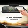 Mirror Dash Cam Sony IMX Sensor Dash Camera for Cars, Backup Camera with Night Vision Full Laminated and Anti-Glare Display, 1080P Dual Dash Cam with Streaming Media (BOSCAM R2)