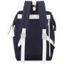 Himawari Laptop Backpack Travel Backpack With USB Charging Port Large Diaper Bag Doctor Bag School Backpack for Women&Men (1881-Navy Blue）