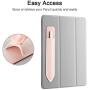 ESR Pencil Holder Compatible with Pencil (1st and 2nd Gen), Elastic Pocket [Stylus Pens Protected and Safe] Pouch Adhesive Sleeve Attached to Case for Stylus Pens - Rose Gold