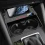 Kucok Car Wireless Charger Mount fit for Mazda3 2020,Output of 10W QC 3.0 Fast Charging Compatible with iPhone,Samsung,USB Port 36W Wireless Charging Devices
