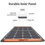 Jackery SolarSaga 100W Portable Solar Panel for Explorer 240/300/500/1000 Power Station, Foldable US Solar Cell Solar Charger with USB Outputs for Phones (Cant Charge Explorer 440/ PowerPro)