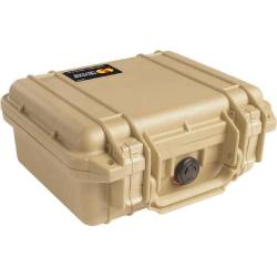 Pelican 1200 Camera Case With Foam (Desert Tan)