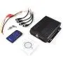 Pyle Car DVR Mobile Video - Audio Recorder Surveillance System Rearview, Backup and Dash Camera with HD 4 Channel and 12V-24V Input for Trucks, Trailers, Vans, Buses and Vehicles - PLCMDVR15