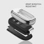 ELOHEI Key Fob Cover Case for 2017 2018 2016 Jeep Grand Cherokee Wrangler Compass Cherokee Renegade Patriot Grand Comander 3 4 5 Buttons Protector (Silver)