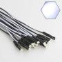 EDGELEC 50pcs 12 Volt 1.8mm White LED Lights Emitting Diodes Pre Wired 7.9 Inch DC 12v LED Light Diffused Colored Lens Small LED Lamps