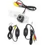 aSATAH 2.4G Wireless Car Rear View Camera for BMW E81 E87 E87N M1 F20 F21/ BMW M6 E63 E64 E64N F12 F13 F06/ Z4 E85 E86 E89 & Waterproof and Shockproof Reversing Backup Camera (12 LED)