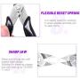 Swpeet 5Pack Precision Electronic Wire Flush Cutters Kit, 5 Inch Micro Shear Wire Cutters Wire Cutting Pliers Side Cutters Pliers Electronic Cutting Pliers Side Cutting Pliers for Cutting Needs