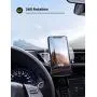 Car Cell Phone Mount, Lamicall Air Vent Clip Holder, Universal Stand Hands Free Cradle Compatible with Phone 12 Mini 11 Pro Xs Xs Max Xr X 8 7 6 6s Plus SE and Other 4.7-6.5 Smartphones - Silver