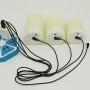 CVHOMEDECO. Flameless Candles Electronic Rechargeable Battery Extra Bright Ivory Dripping Real Wax Pillars LED Flickering Pillar Candle with 10-Key Remote Control, 3 PCS in Set