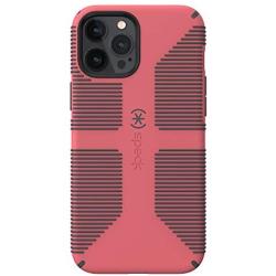 Speck Products CandyShell Pro Grip iPhone 12 Pro Max Case, Raspberry Kiss Red/Slate Grey (137609-9240)